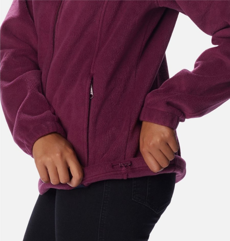 Purple Women's Columbia Benton Springs Full Zip Fleece Jacket | PHURF-6435