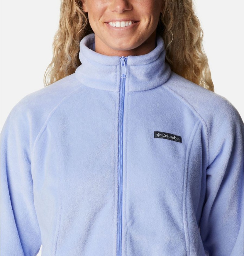 Purple Women's Columbia Benton Springs Full Zip Fleece Jacket | VNZOK-5361