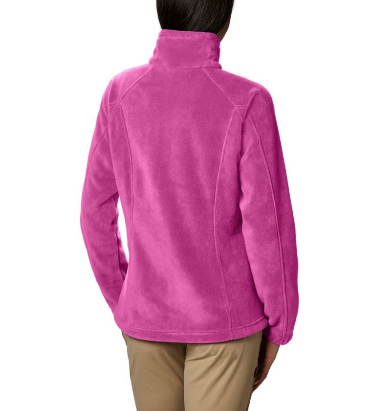 Purple Women's Columbia Benton Springs Full Zip Fleece Jacket | VMELG-7316