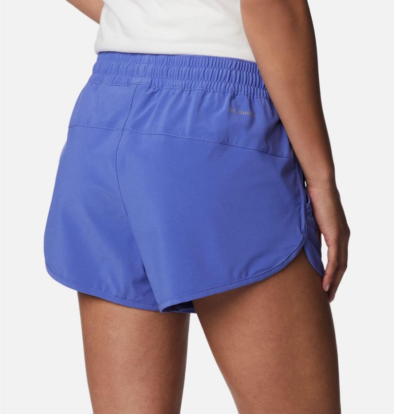 Purple Women's Columbia Bogata Bay Stretch Shorts | ZSKJN-8709