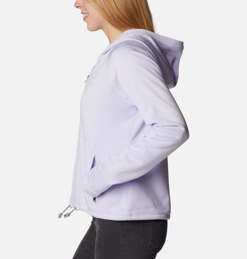 Purple Women's Columbia Boundless Trek Grid Fleece Jacket | VFGXL-3697