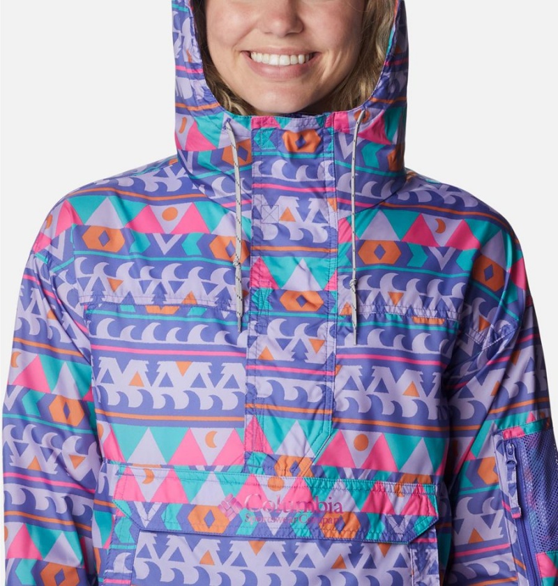 Purple Women's Columbia Challenger Windbreaker | THIAY-4170