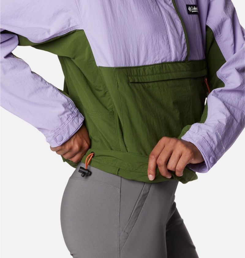 Purple Women's Columbia Deschutes Valley Wind Shell Jacket Windbreaker | QLTXE-3507