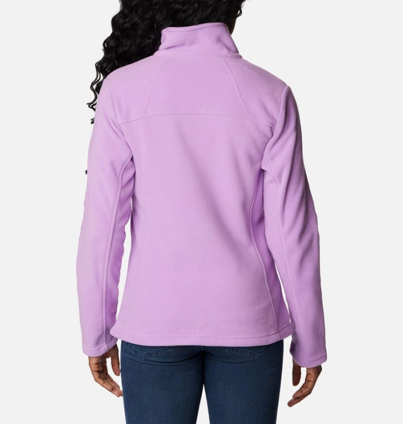 Purple Women's Columbia Fast Trek II Fleece Jacket | SBQHZ-6253