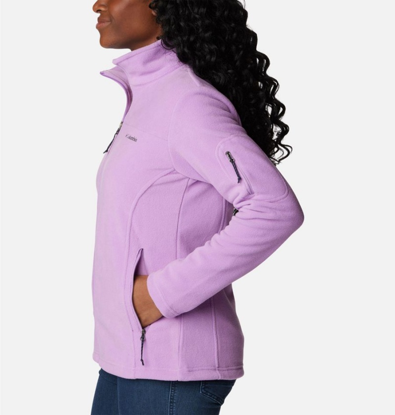 Purple Women's Columbia Fast Trek II Fleece Jacket | SBQHZ-6253