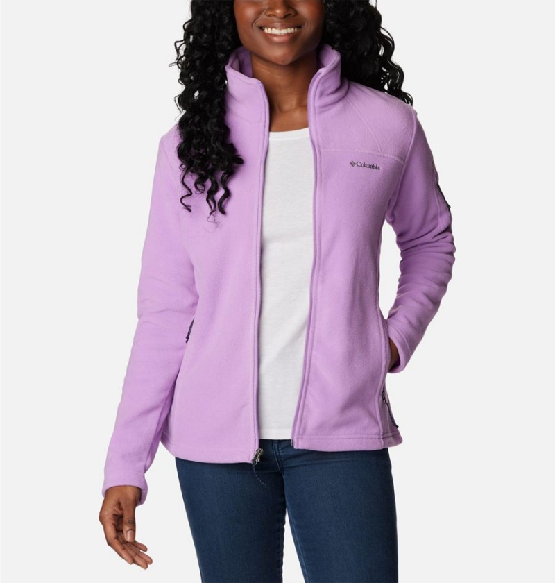 Purple Women's Columbia Fast Trek II Fleece Jacket | SBQHZ-6253