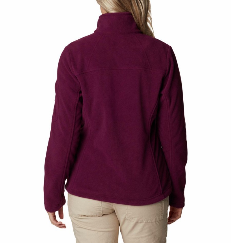 Purple Women's Columbia Fast Trek II Fleece Jacket | XLSIO-4215