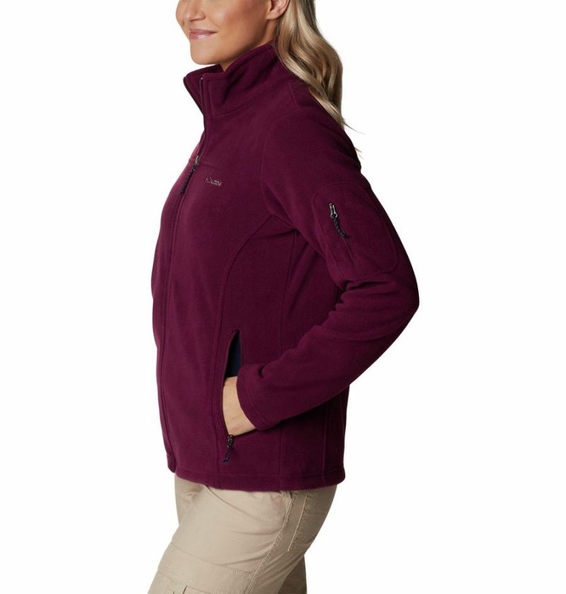 Purple Women's Columbia Fast Trek II Fleece Jacket | XLSIO-4215