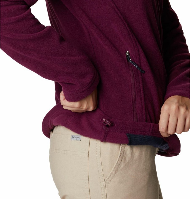 Purple Women's Columbia Fast Trek II Fleece Jacket | XLSIO-4215