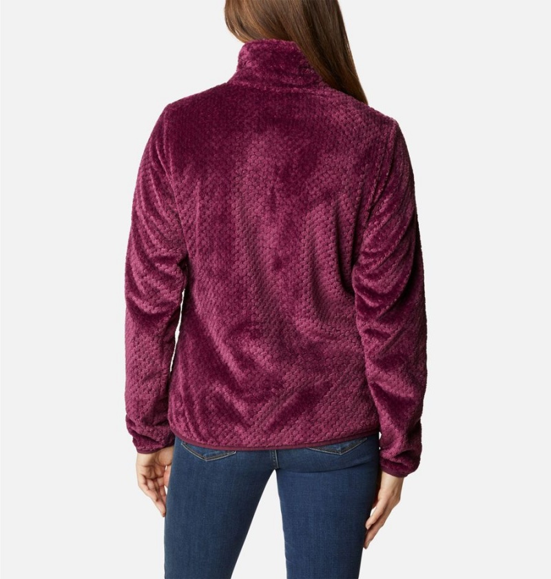 Purple Women's Columbia Fire Side II Sherpa Full Zip Fleece Jacket | MYLWI-5631