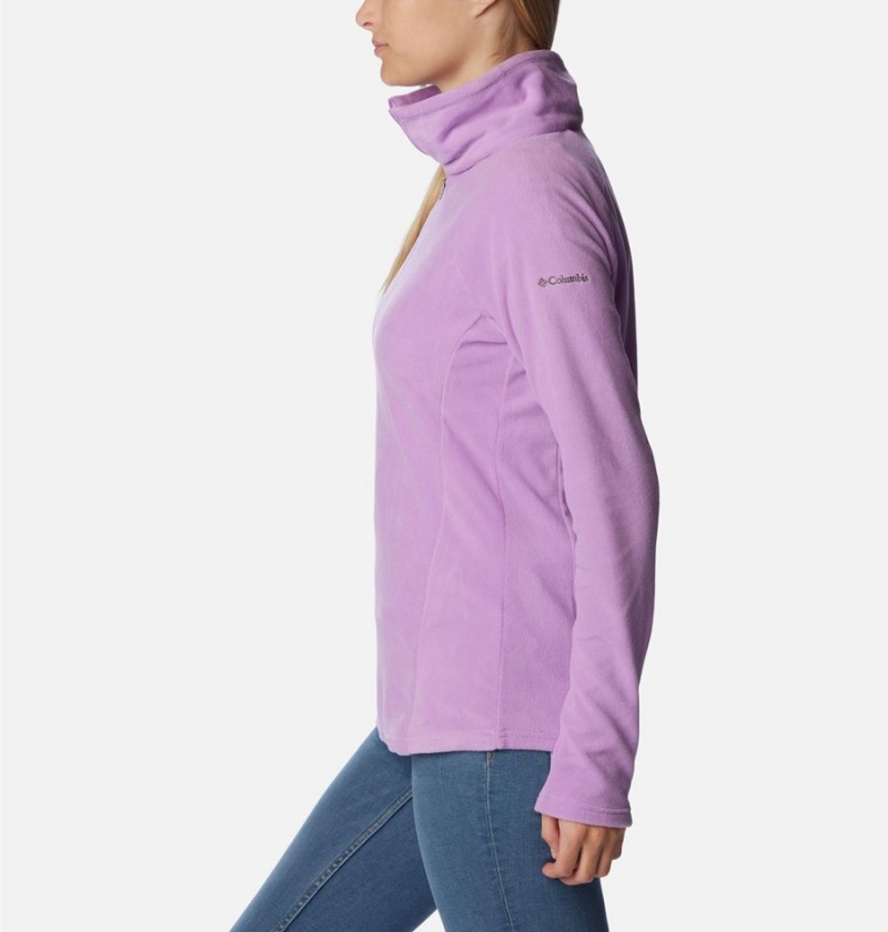 Purple Women's Columbia Glacial IV Half Zip Fleece Pullover | CEHVL-2038