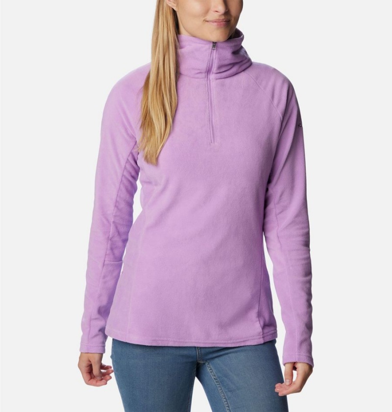 Purple Women's Columbia Glacial IV Half Zip Fleece Pullover | CEHVL-2038