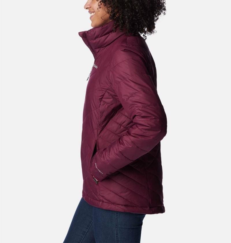 Purple Women's Columbia Heavenly Puffer Jacket | TDLAB-0428