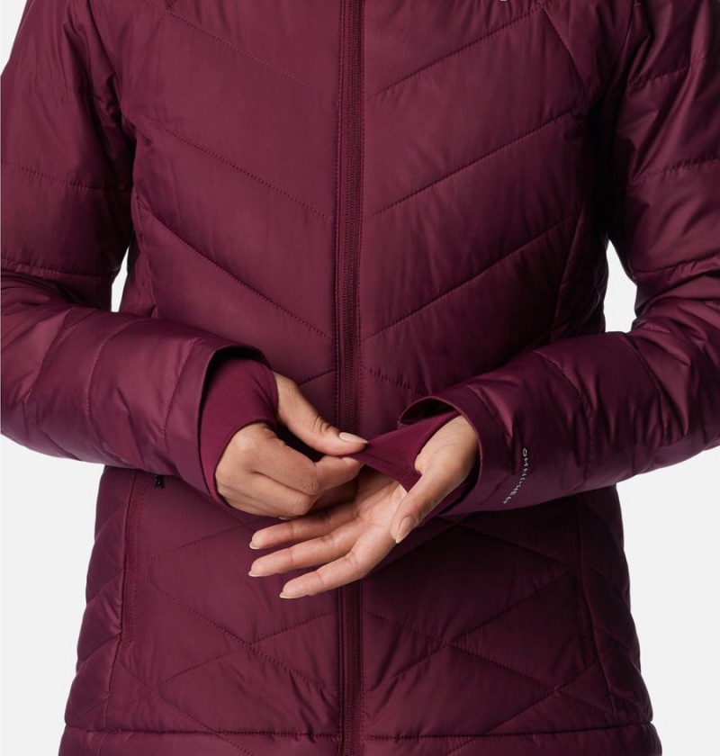 Purple Women's Columbia Heavenly Puffer Jacket | TDLAB-0428