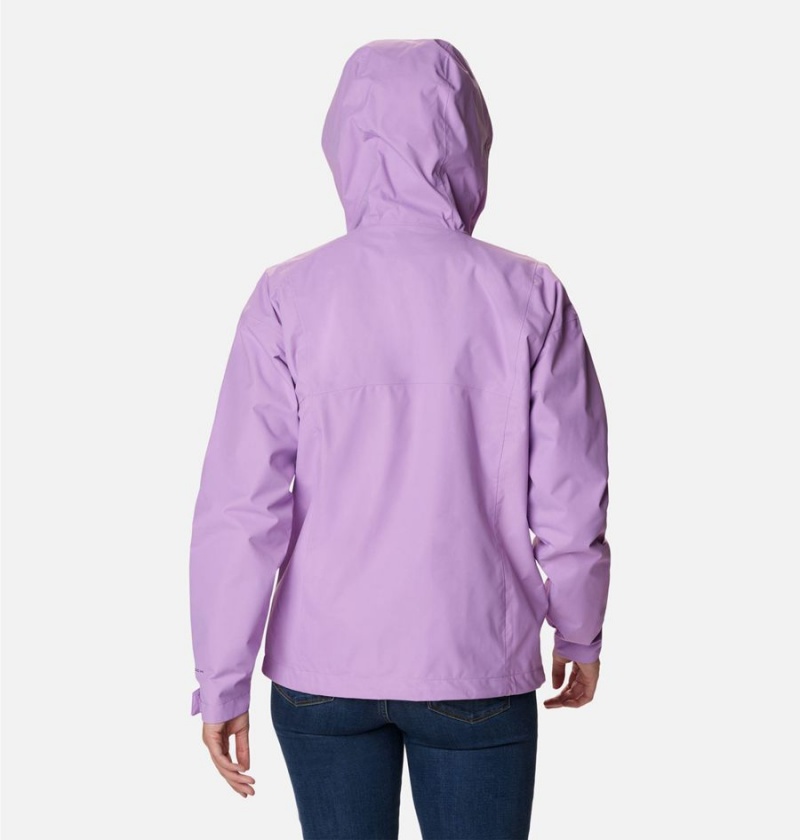 Purple Women's Columbia Hikebound Rain Jacket | UGOTL-8091