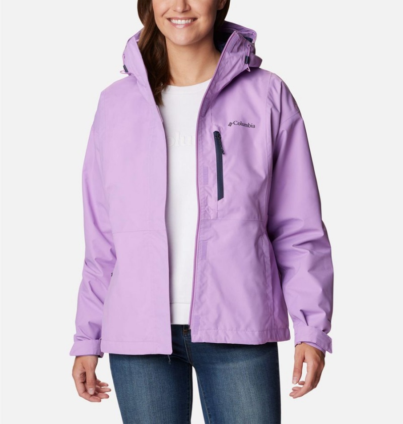 Purple Women's Columbia Hikebound Rain Jacket | UGOTL-8091