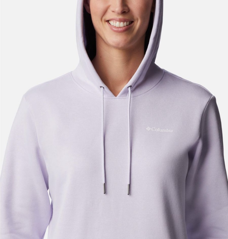 Purple Women's Columbia Logo II Hoodie | VNDGT-2341