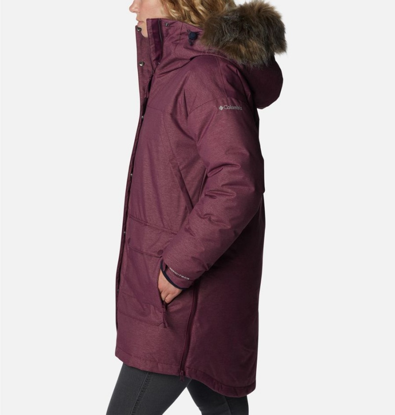 Purple Women's Columbia Mount Si Omni Heat Infinity Down Coats | DXNBH-9738