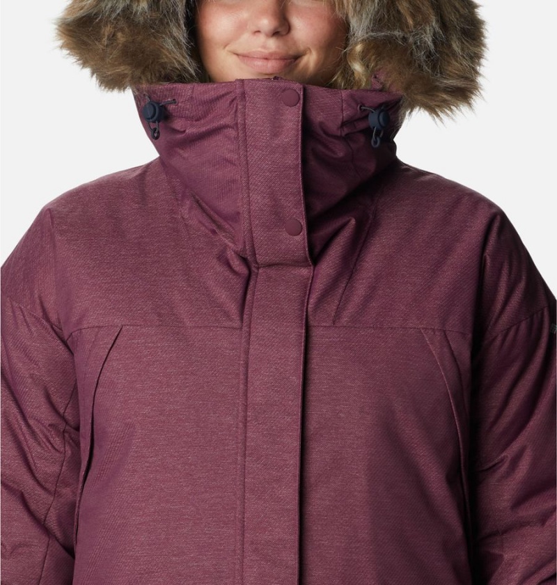 Purple Women's Columbia Mount Si Omni Heat Infinity Down Coats | DXNBH-9738