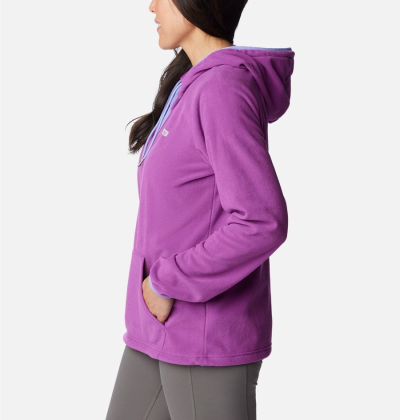 Purple Women's Columbia PFG Tidal Fleece Hoodie | SLIWH-3759