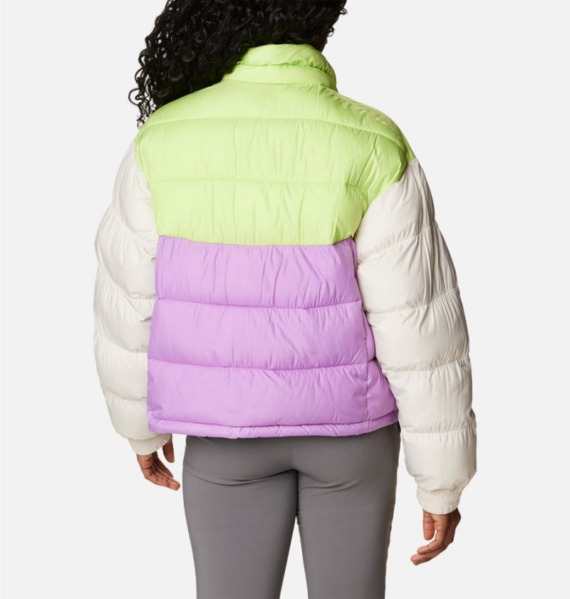 Purple Women's Columbia Pike Lake II Cropped Puffer Jacket | AJGUS-0289