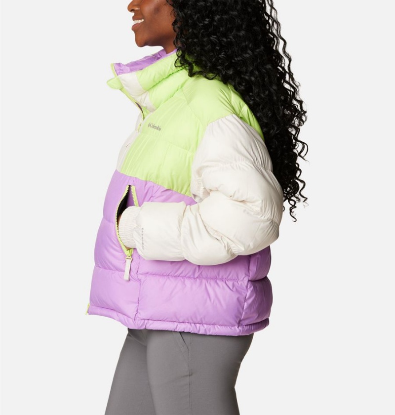 Purple Women's Columbia Pike Lake II Cropped Puffer Jacket | AJGUS-0289