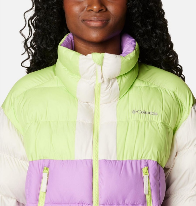 Purple Women's Columbia Pike Lake II Cropped Puffer Jacket | AJGUS-0289