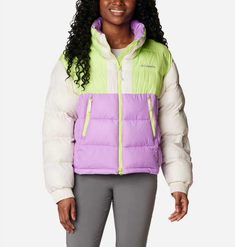 Purple Women\'s Columbia Pike Lake II Cropped Puffer Jacket | AJGUS-0289