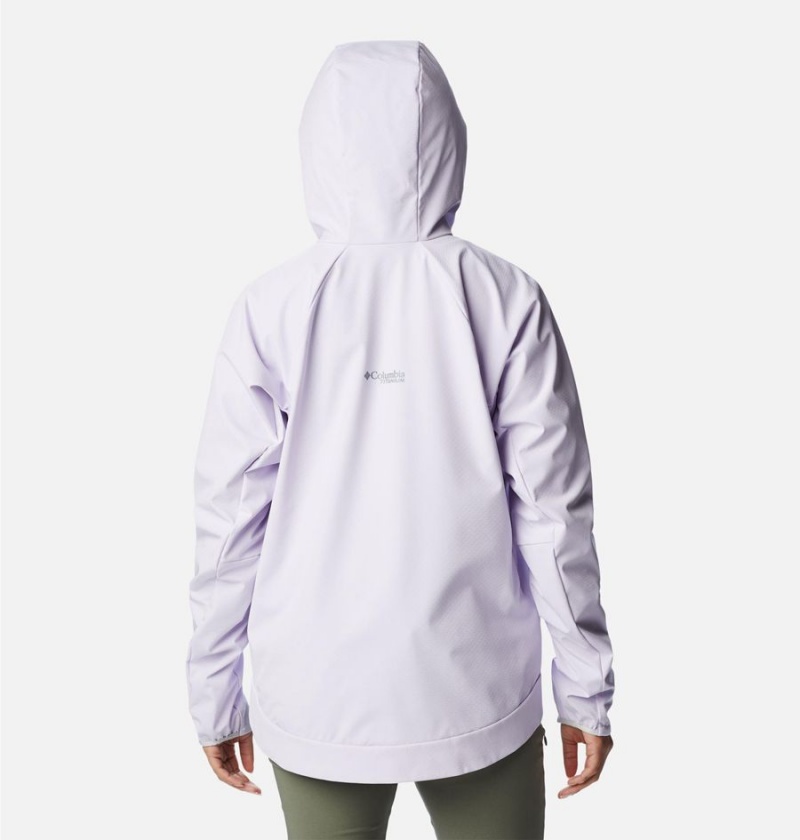 Purple Women's Columbia Platinum Peak Softshell Jackets | HOPNZ-9170