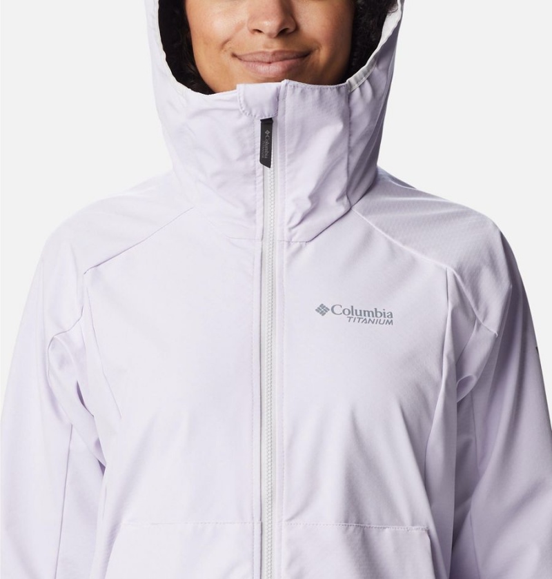 Purple Women's Columbia Platinum Peak Softshell Jackets | HOPNZ-9170