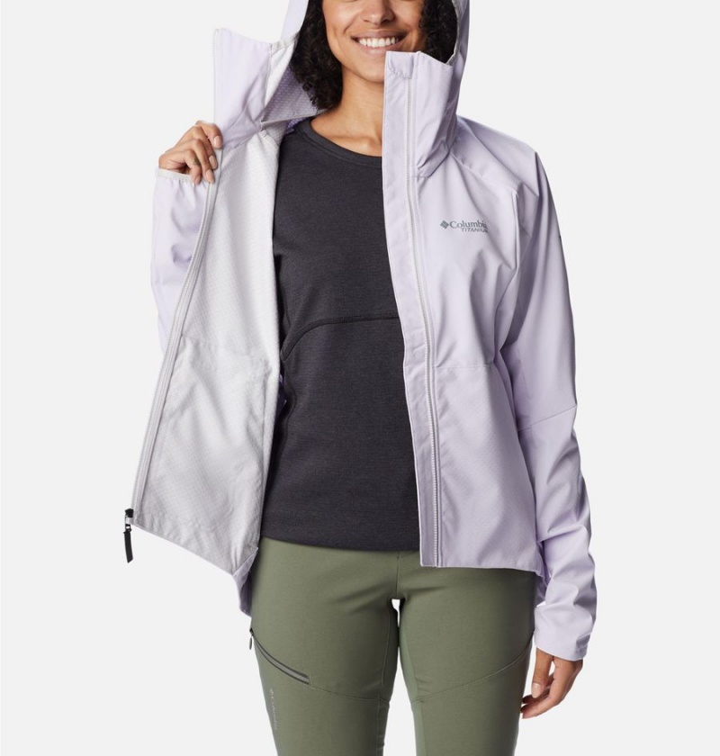 Purple Women's Columbia Platinum Peak Softshell Jackets | HOPNZ-9170