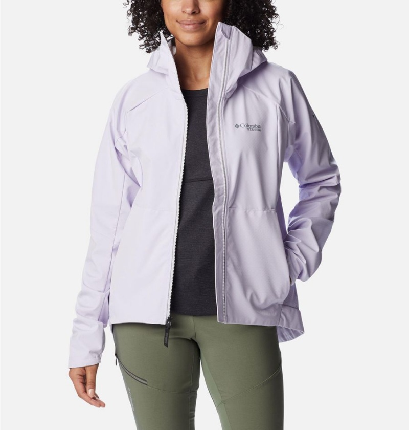 Purple Women's Columbia Platinum Peak Softshell Jackets | HOPNZ-9170