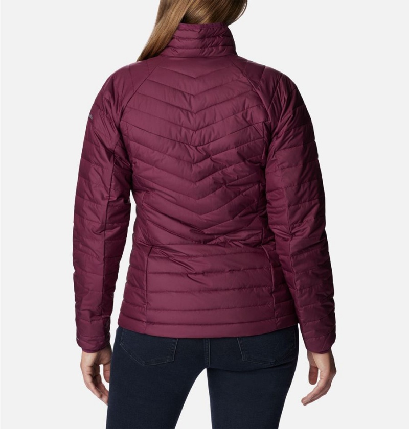 Purple Women's Columbia Powder Lite II Full Zip Puffer Jacket | NCRWP-9834