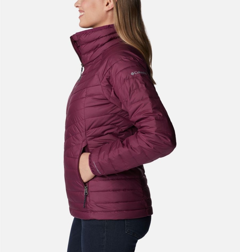 Purple Women's Columbia Powder Lite II Full Zip Puffer Jacket | NCRWP-9834