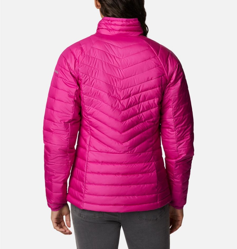 Purple Women's Columbia Powder Lite II Full Zip Puffer Jacket | EVMYJ-4098