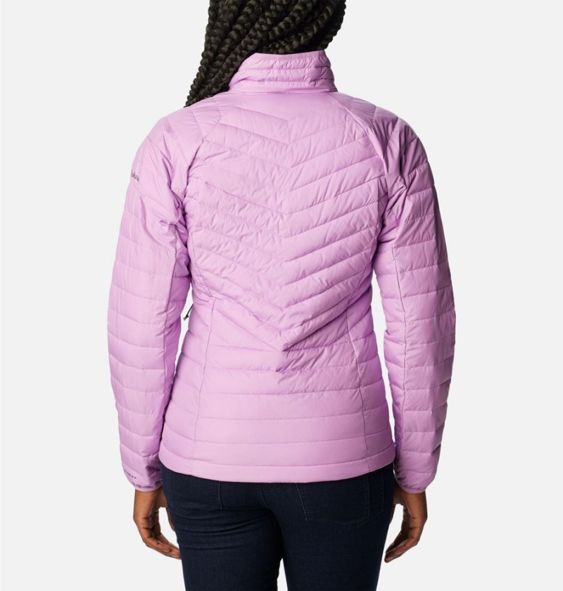 Purple Women's Columbia Powder Lite II Full Zip Puffer Jacket | LOFVI-1076