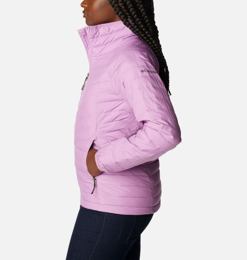 Purple Women's Columbia Powder Lite II Full Zip Puffer Jacket | LOFVI-1076