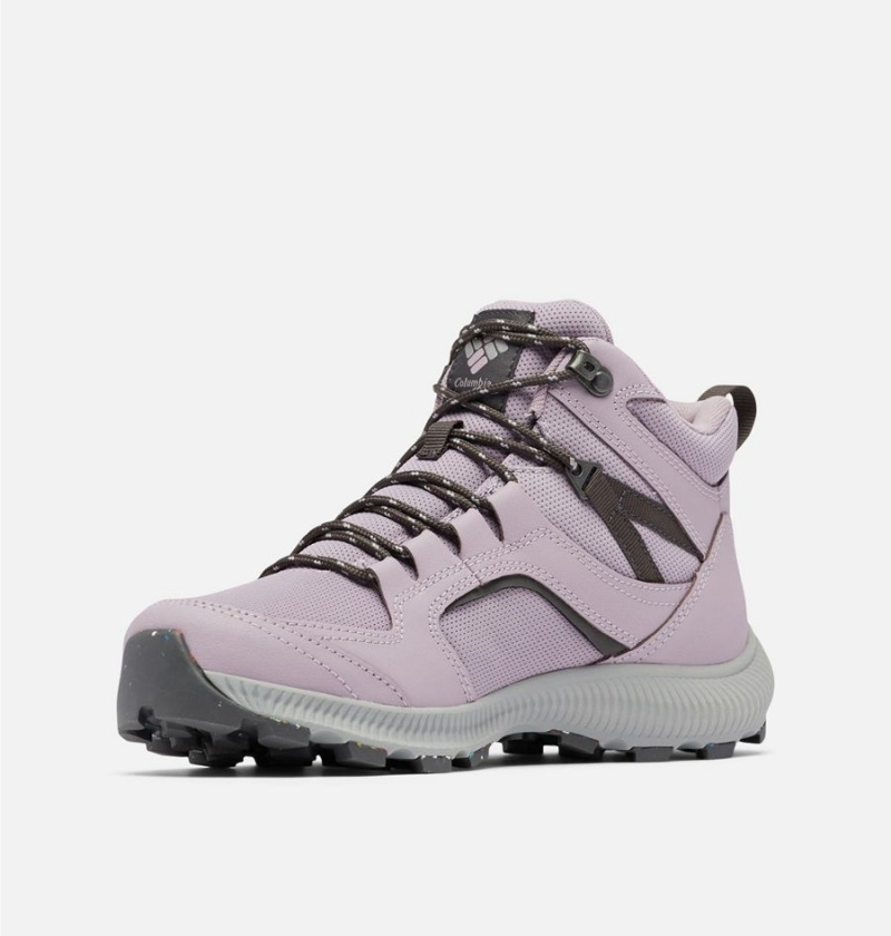 Purple Women's Columbia Re-Peak Mid Hiking Shoes | AULZP-0469