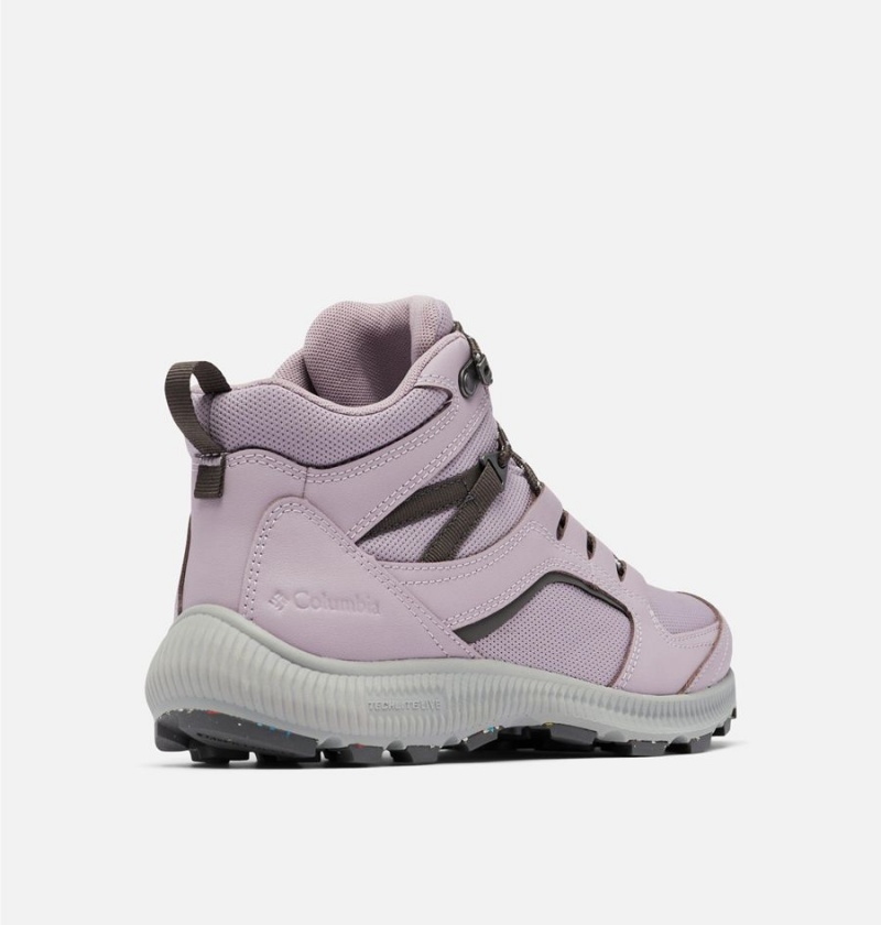 Purple Women's Columbia Re-Peak Mid Hiking Shoes | AULZP-0469