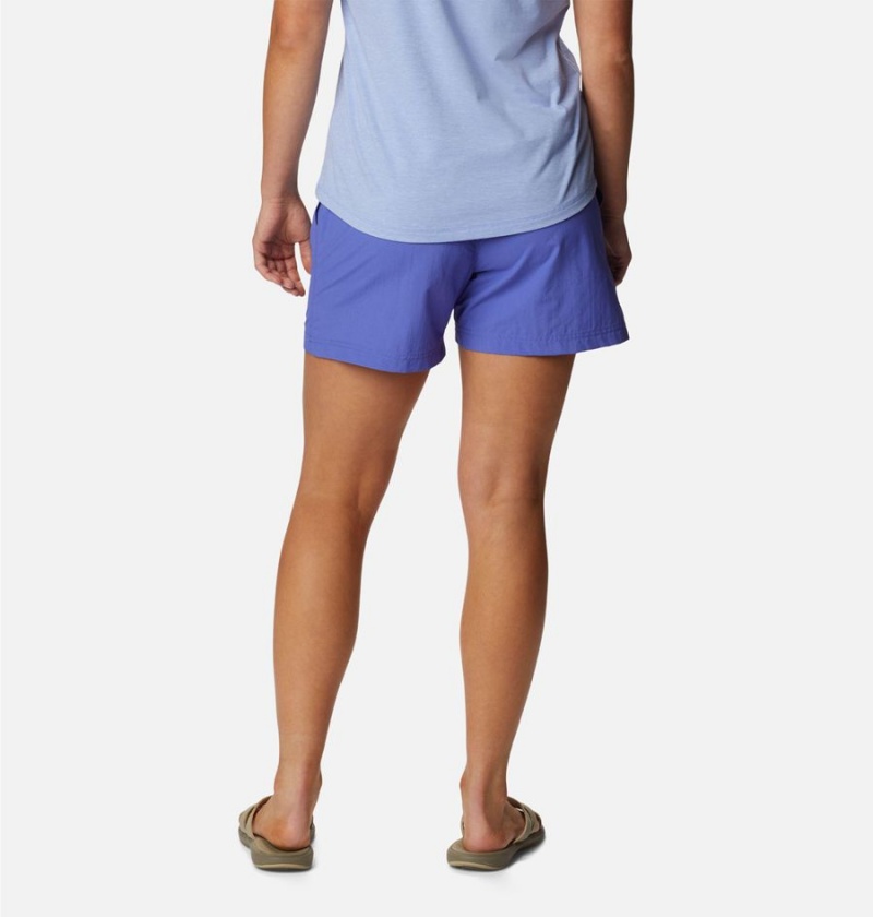 Purple Women's Columbia Sandy River Shorts | GIHTO-4319