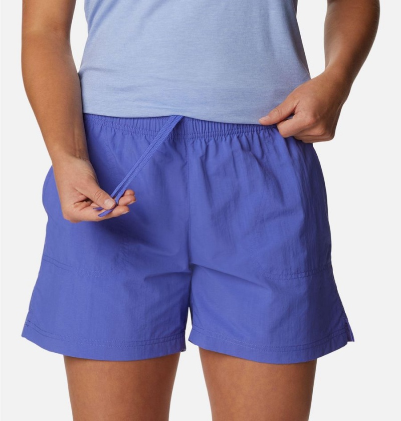 Purple Women's Columbia Sandy River Shorts | GIHTO-4319