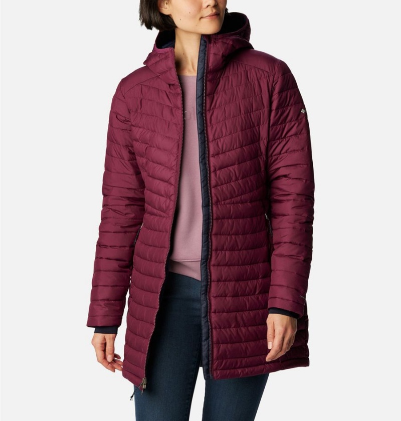 Purple Women's Columbia Slope Edge Mid Coats | TVQWE-3196