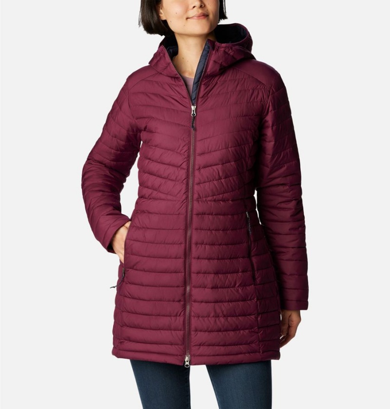 Purple Women\'s Columbia Slope Edge Mid Coats | TVQWE-3196