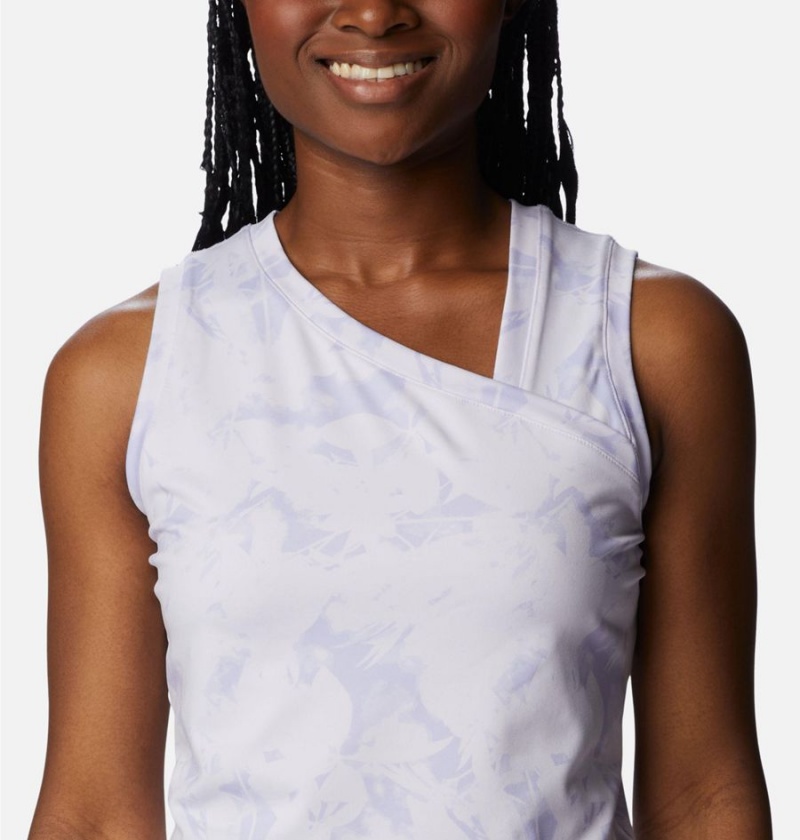 Purple Women's Columbia Weekend Adventure Tank Top | NQGRY-9480