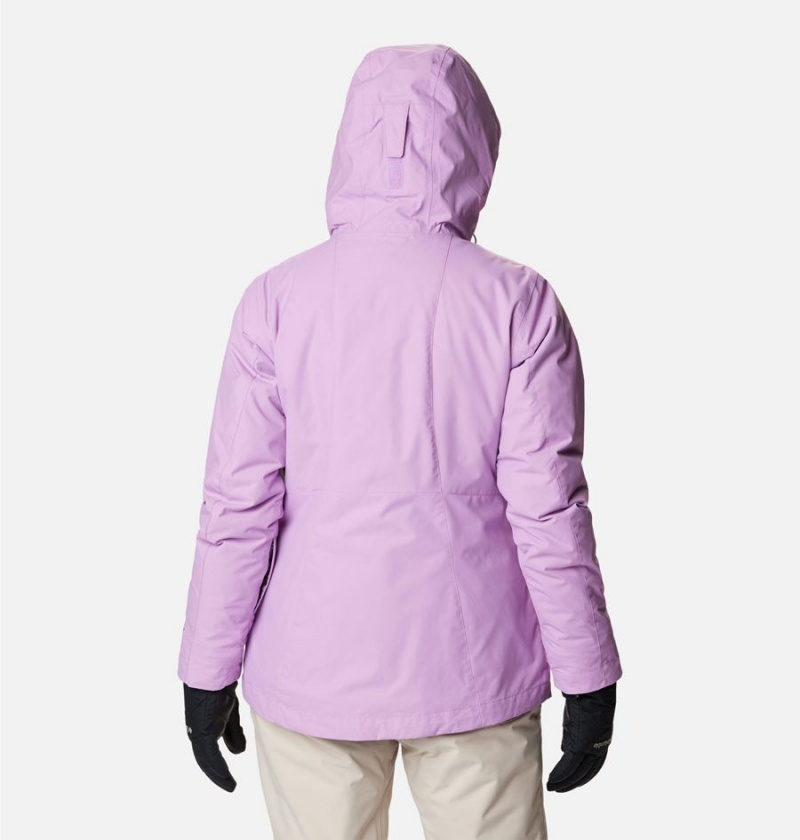 Purple Women's Columbia Whirlibird IV Interchange Ski Jacket | GNTUM-3621