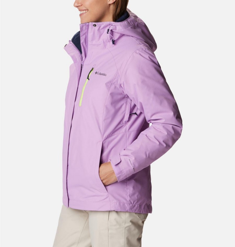 Purple Women's Columbia Whirlibird IV Interchange Ski Jacket | GNTUM-3621