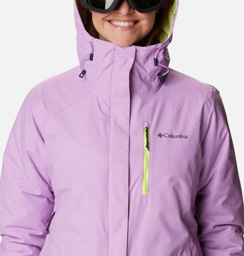 Purple Women's Columbia Whirlibird IV Interchange Ski Jacket | GNTUM-3621