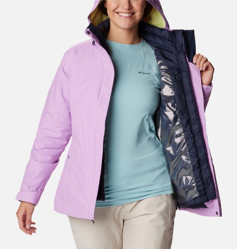 Purple Women's Columbia Whirlibird IV Interchange Ski Jacket | GNTUM-3621