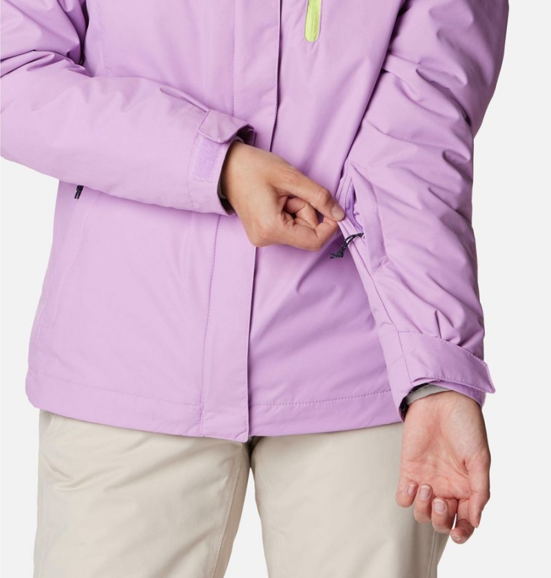 Purple Women's Columbia Whirlibird IV Interchange Ski Jacket | GNTUM-3621