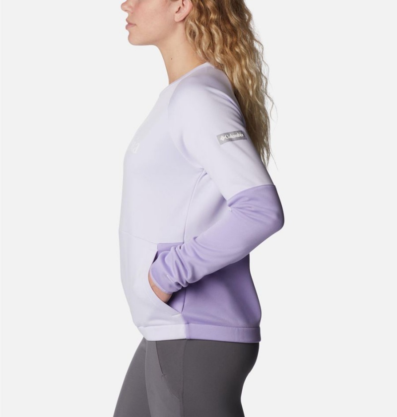 Purple Women's Columbia Windgates Crew Sweatshirt Pullover | GPCJY-6784